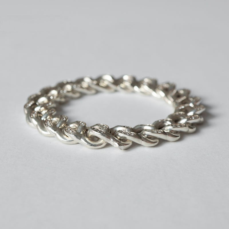 GIFTED / ICED IMPLOSION CUBAN CHAIN BRACELETΦ3