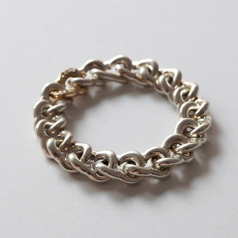 GIFTED / IMPLOSION CURVE CHAIN BRACELET Φ3.5 YGDC