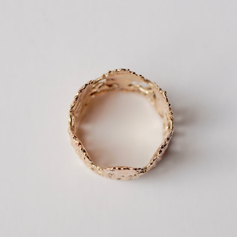 emme / K10 antique lace ring #7 (ORO5070)