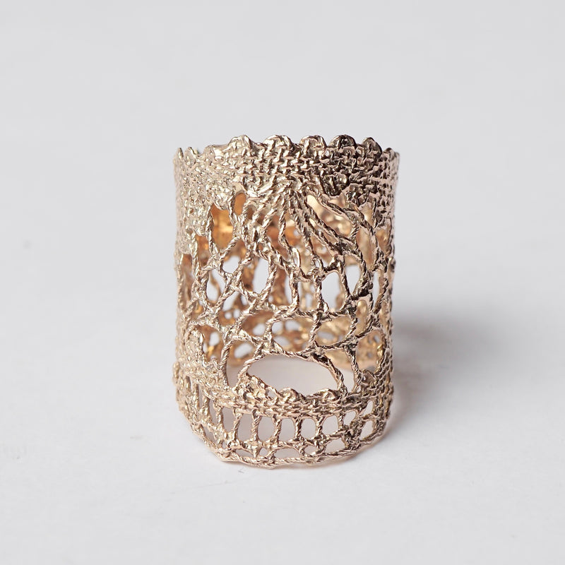 emme / K10 antique lace ring #14 (ORO5010K)