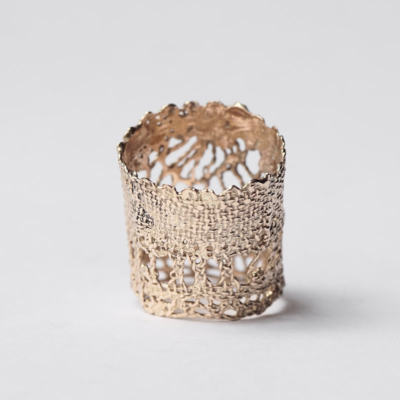 emme / K10 antique lace ring #14 (ORO5010K)