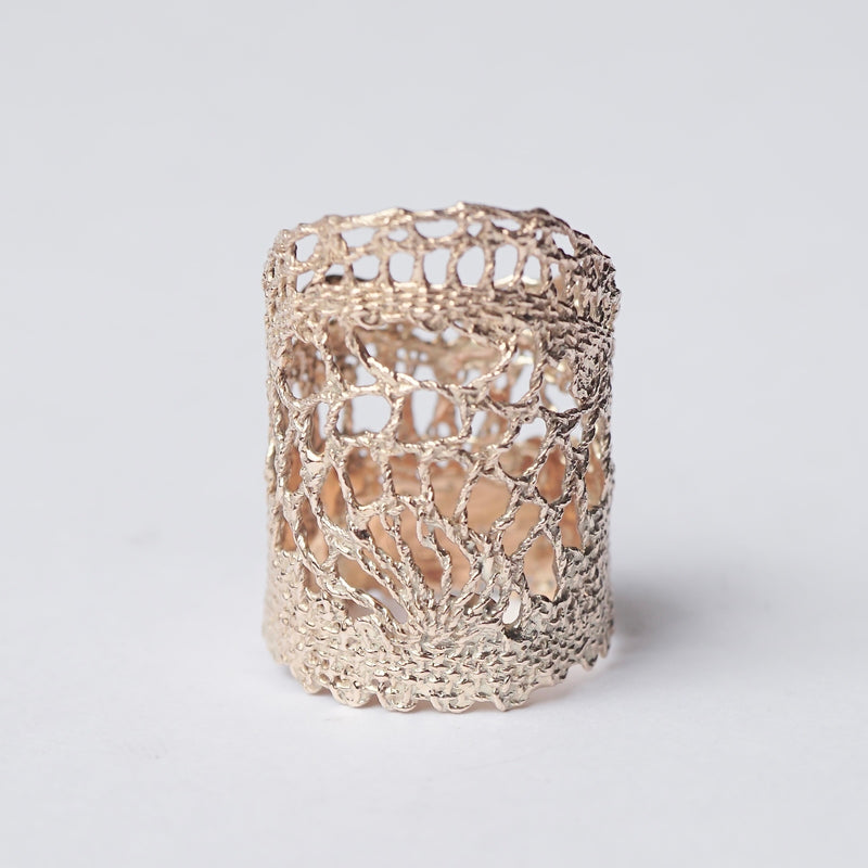 emme / K10 antique lace ring #14 (ORO5010K)