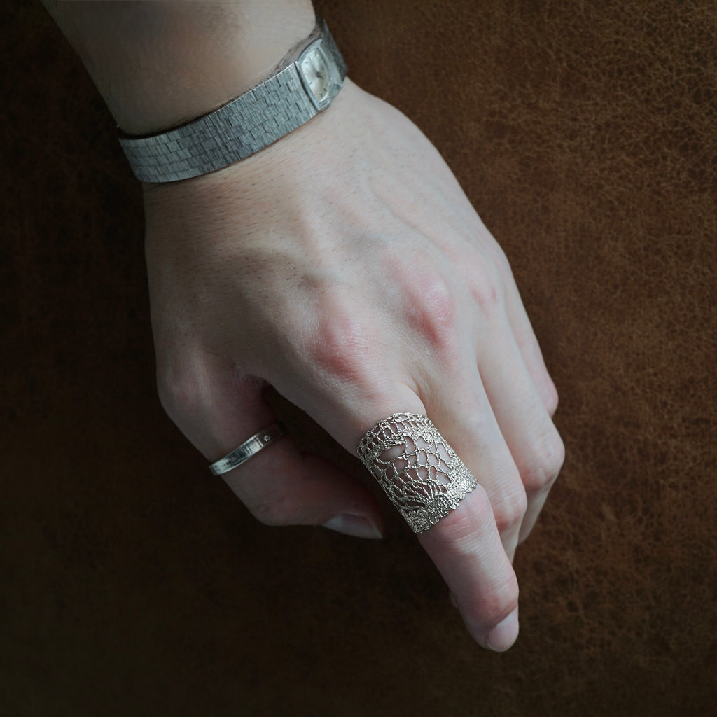 emme / K10 antique lace ring #14 (ORO5010K)