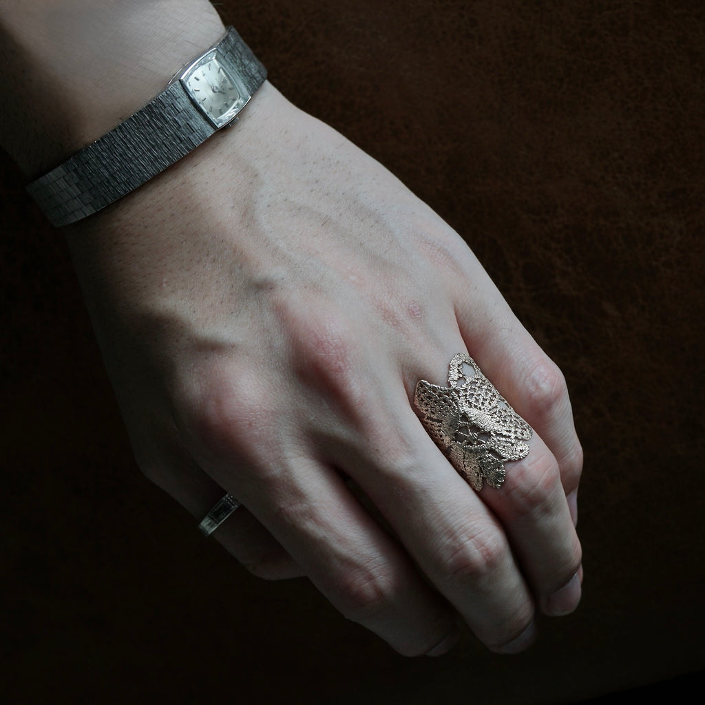 emme / K10 antique lace ring #13 (ORO5010I)