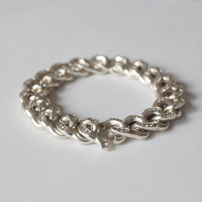 GIFTED / ICED IMPLOSION CUBAN CHAIN ​​BRACELET Φ3.5