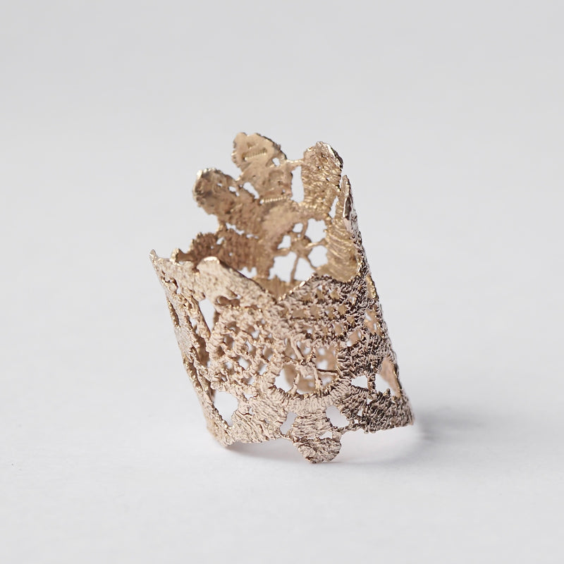 emme / K10 antique lace ring #13 (ORO5010I)