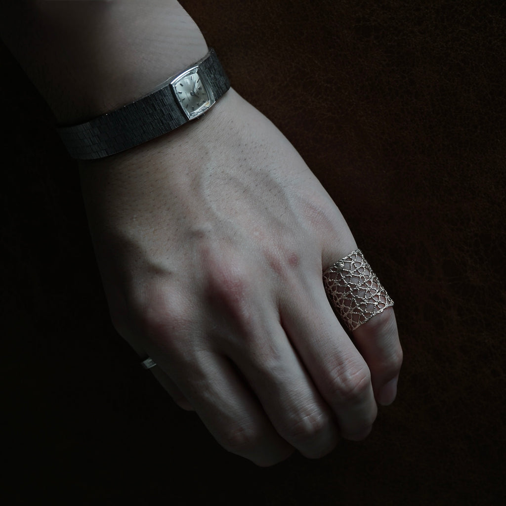 emme / K10 antique lace ring #10 (ORO5010C)