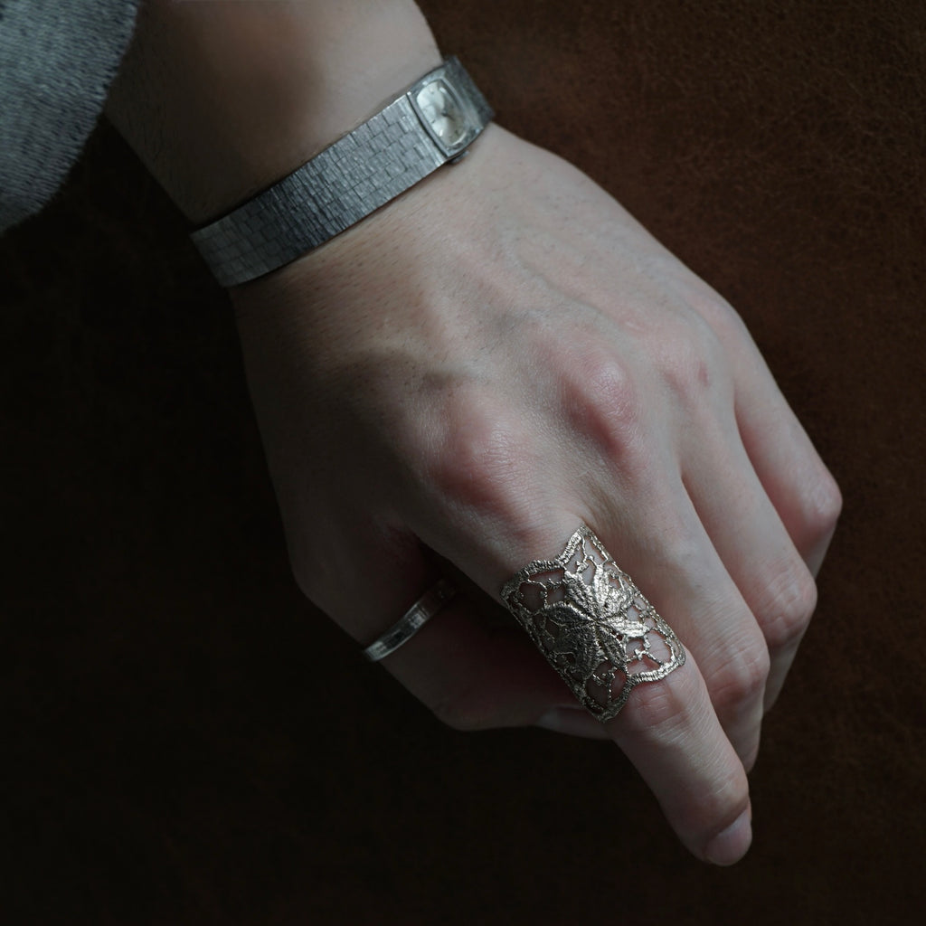 emme / K10 antique lace ring (ORO5010J)