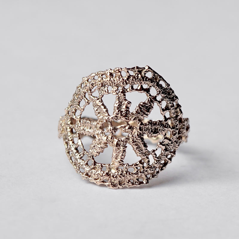 emme / K10 antique lace ring #16.5 (ORO5010A)
