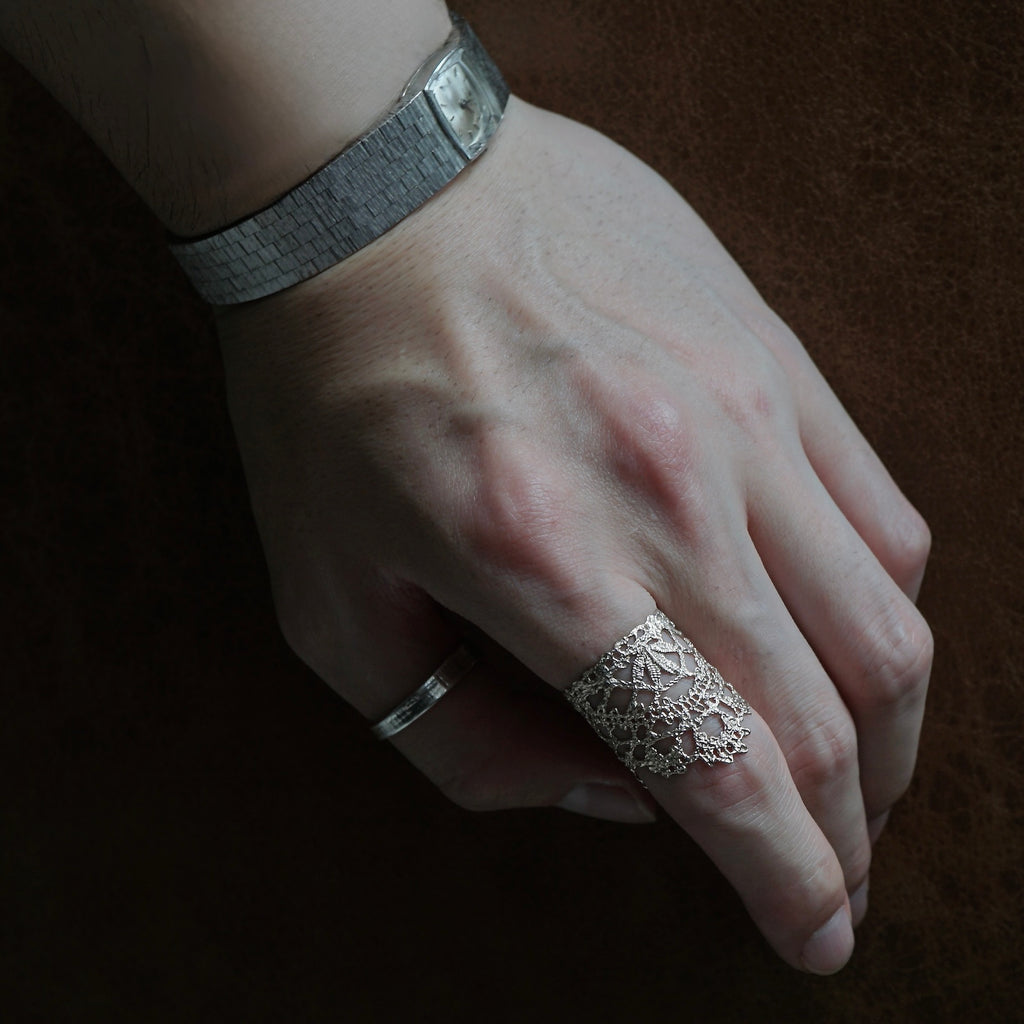 emme / K10 antique lace ring #16 (ORO5010D)
