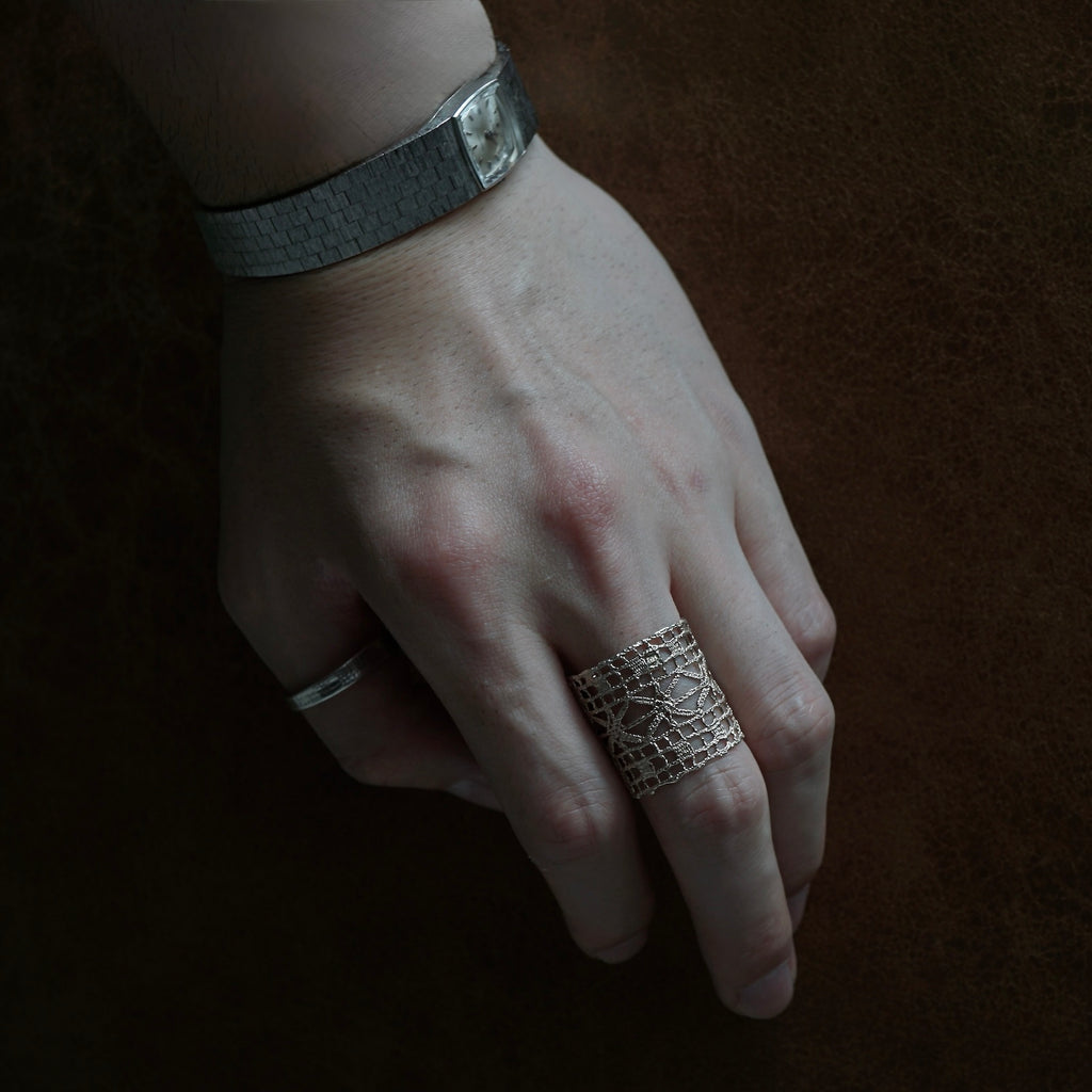emme / K10 antique lace ring #20 (ORO5010E)