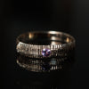 GERMEDEUR / CLOUS DE PARIS Ring Round Purple Sapphire K18YG