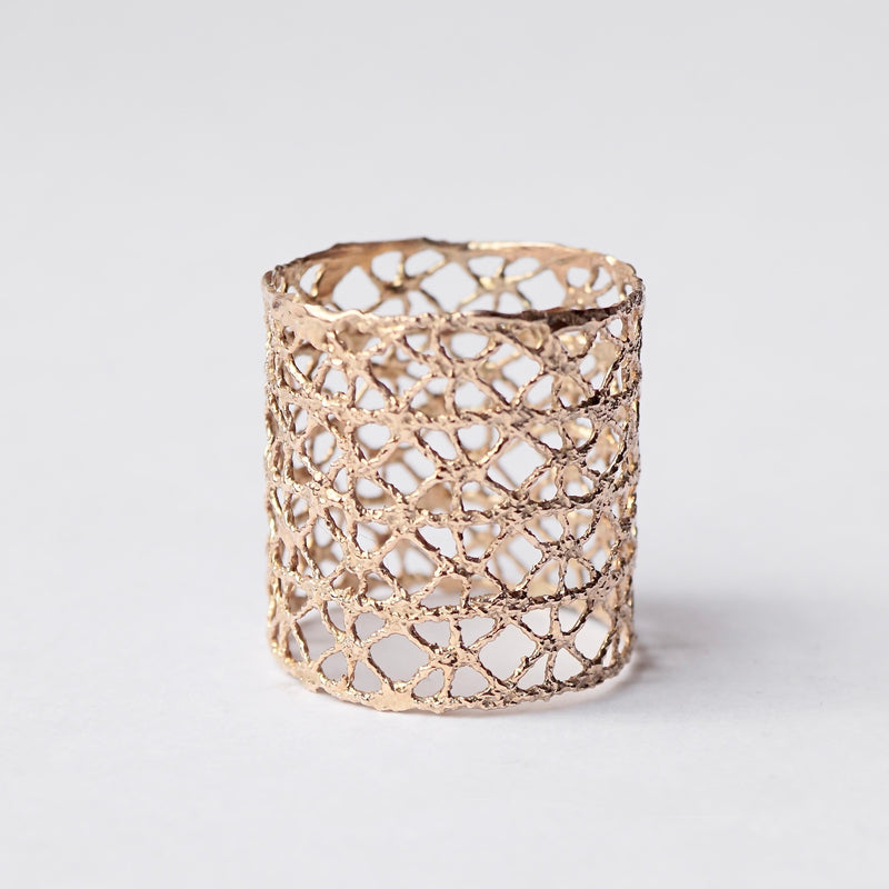 emme / K10 antique lace ring #21 (ORO5010G)