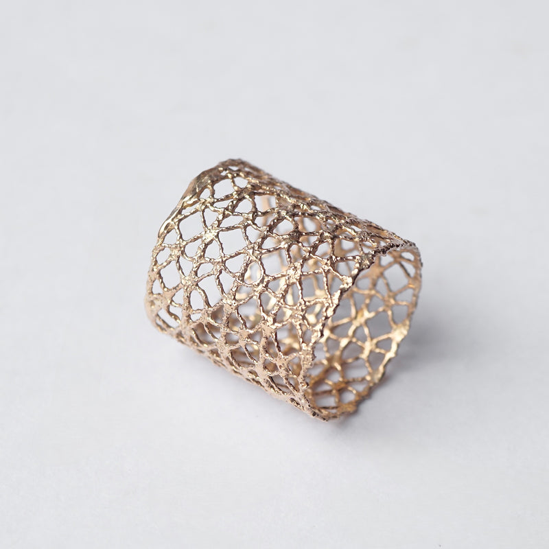 emme / K10 antique lace ring #21 (ORO5010G)