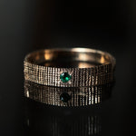 GERMEDEUR / CLOUS DE PARIS Ring 平打ち エメラルド K18YG