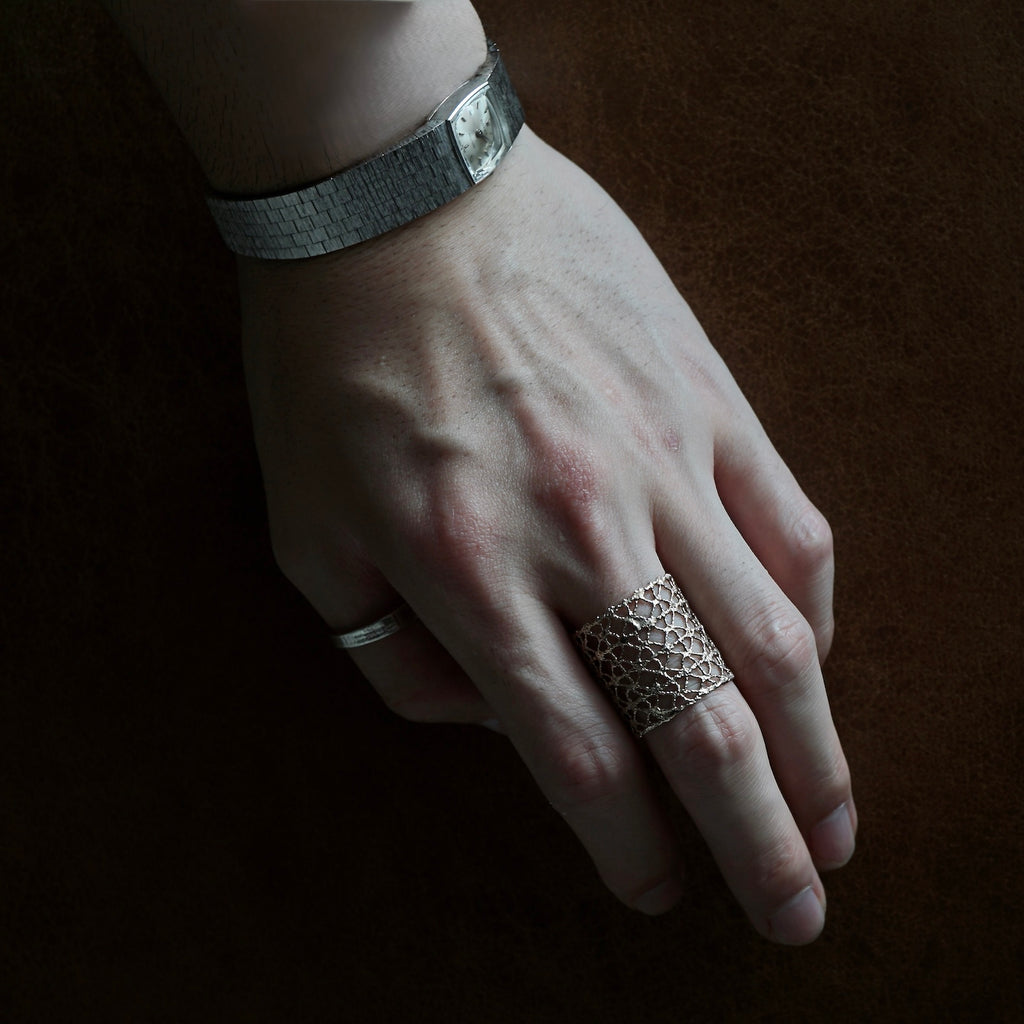 emme / K10 antique lace ring #21 (ORO5010G)