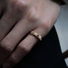 GERMEDEUR / CLOUS DE PARIS Ring 平打ち エメラルド K18YG