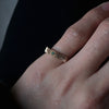 GERMEDEUR / CLOUS DE PARIS Ring 平打ち エメラルド K18YG