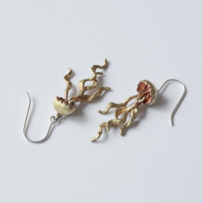 cocoon / jellyfish earrings