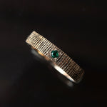 GERMEDEUR / CLOUS DE PARIS Ring 平打ち エメラルド K18YG