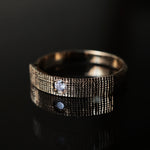 GERMEDEUR / CLOUS DE PARIS Ring 平打ち ピンクダイヤ K18YG