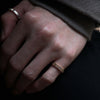 GERMEDEUR / CLOUS DE PARIS Ring 平打ち ピンクダイヤ K18YG