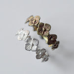 COCOON hydrangea ring brass