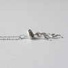 cocoon / jellyfish necklace silver