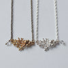 cocoon / "sea crystal" necklace