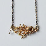 cocoon / "sea crystal" necklace