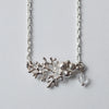 cocoon / "sea crystal" necklace