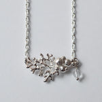 cocoon / "sea crystal" necklace