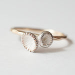 cocoon / "sea landscape ring" anemone S【custom-order Limited edition]