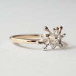 cocoon / "sea landscape ring" coral S【custom-order Limited edition]