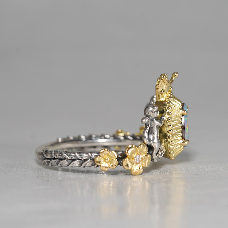 MIO JEWELRY / Emblema 猫紋章 ボルダーオパール No.141 – Fuligo