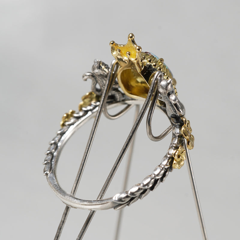 MIO JEWELRY / Emblema 猫紋章 ボルダーオパール No.141 – Fuligo