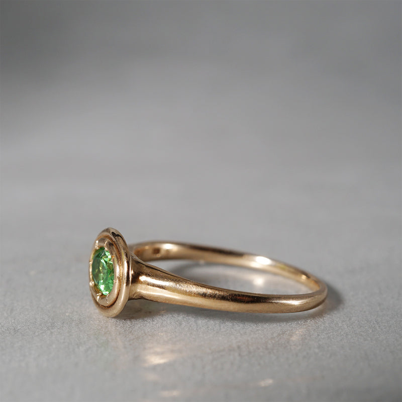 12/28 期間限定】tatsuo nagahata / グリーンガーネットリング (LM7082