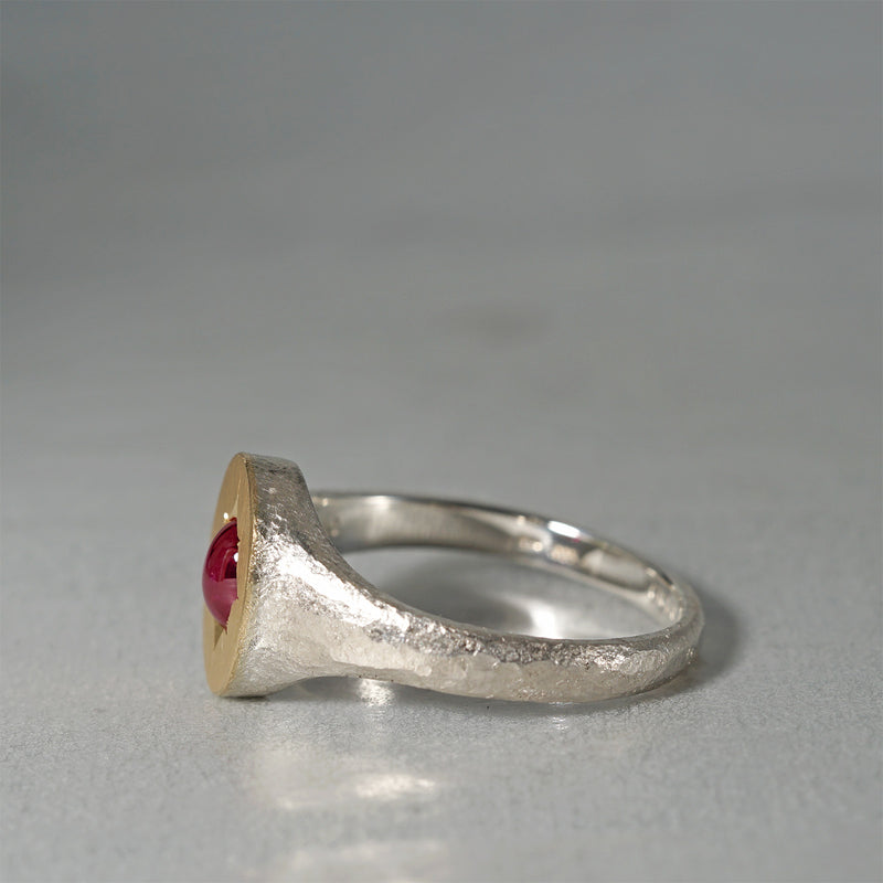 【-12/28 期間限定】GICLAT / Silver Collection  K18YG/silver x Star Ruby　GLR775