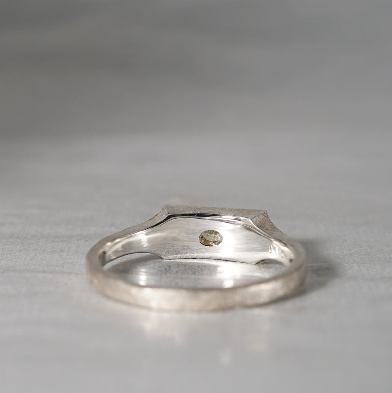 【-12/28 期間限定】GICLAT / Silver Collection  K18YG/silver x Yellow Diamond　GLR616