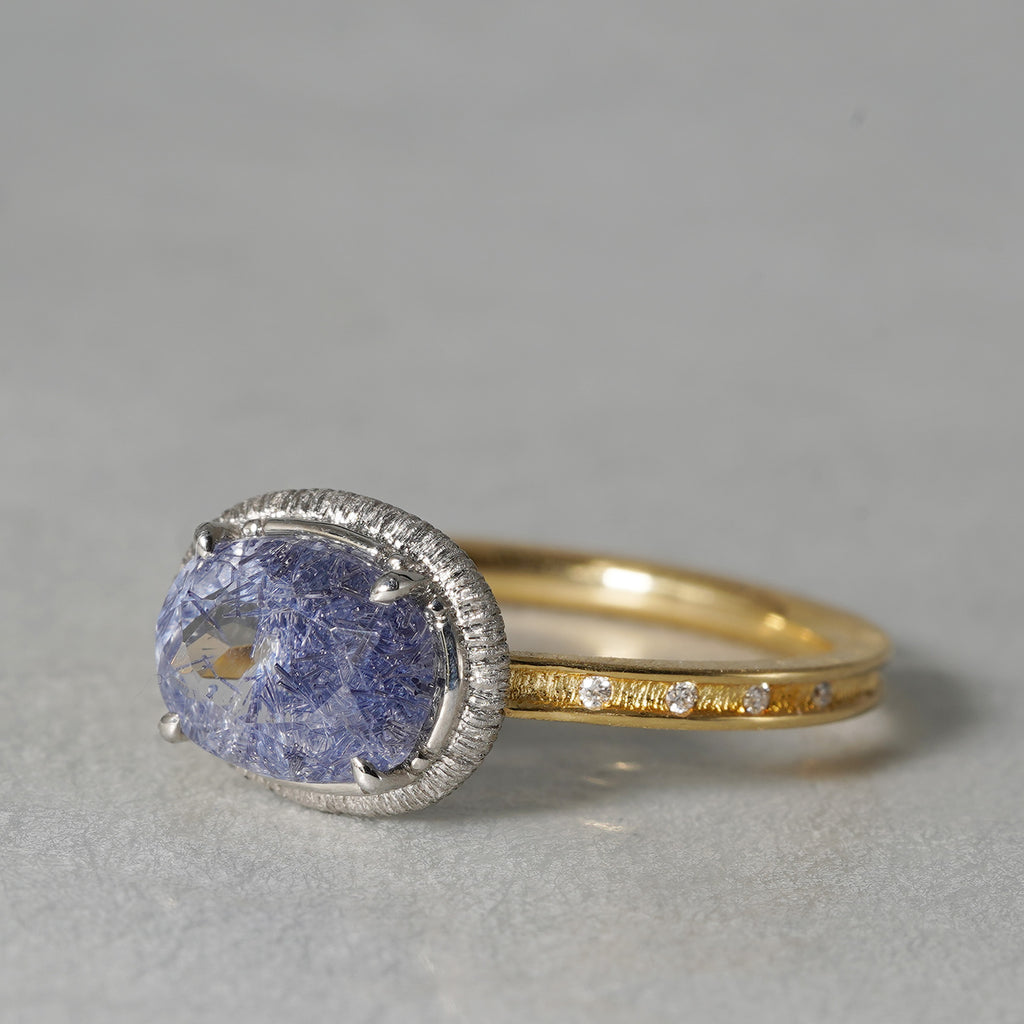 [5/3-5/25 Limited time only] 19un-neuf / Silkload ring Dumorutierite CR08712