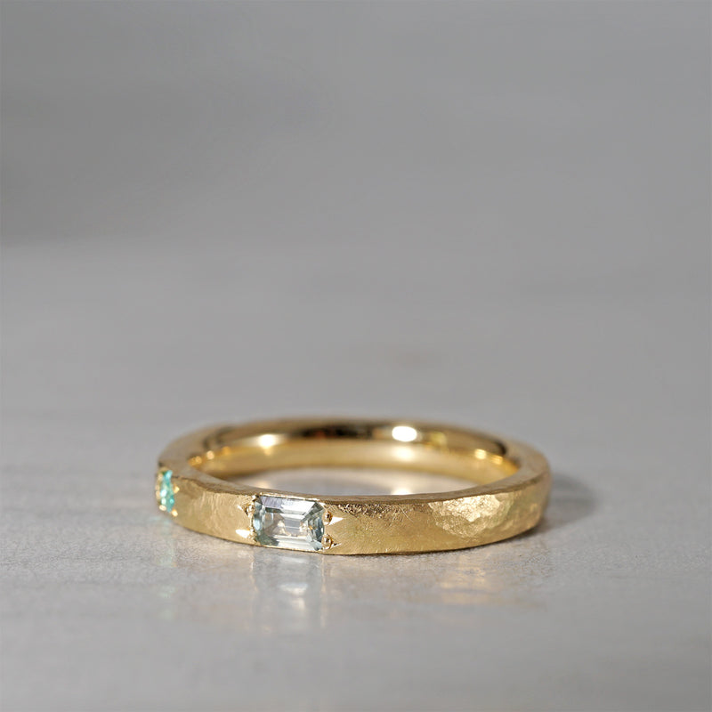 【-12/28 期間限定】GICLAT /  Camino [K18YG / Montana sapphire x Paraiba tourmaline] GLR819