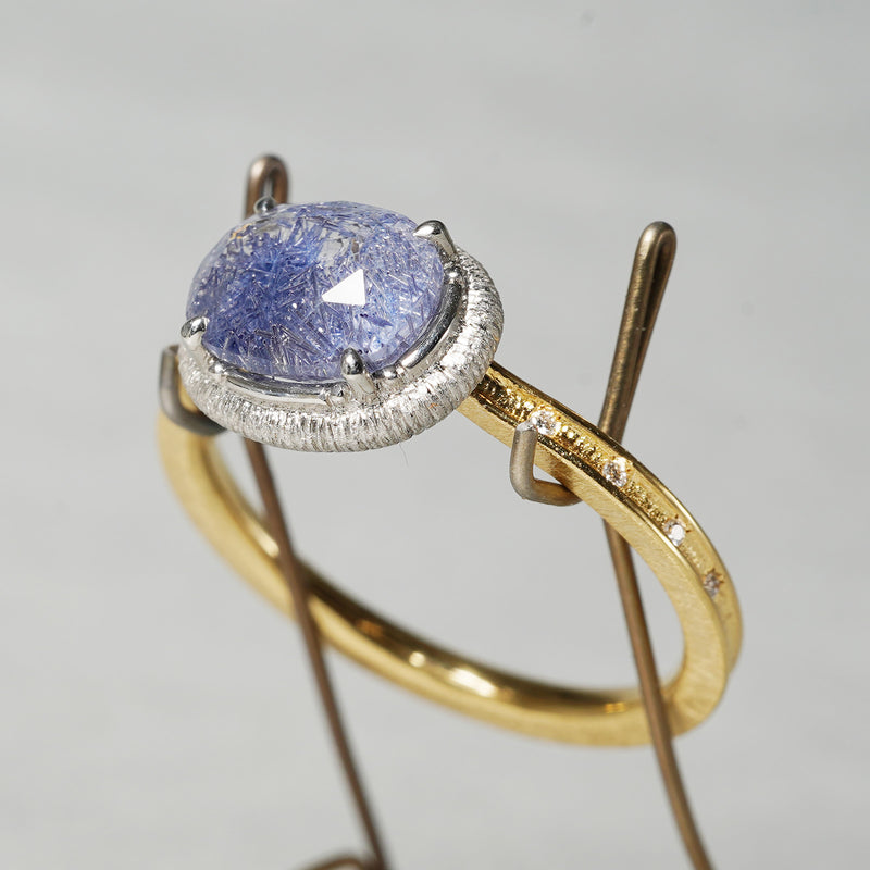 [5/3-5/25 Limited time only] 19un-neuf / Silkload ring Dumorutierite CR08712