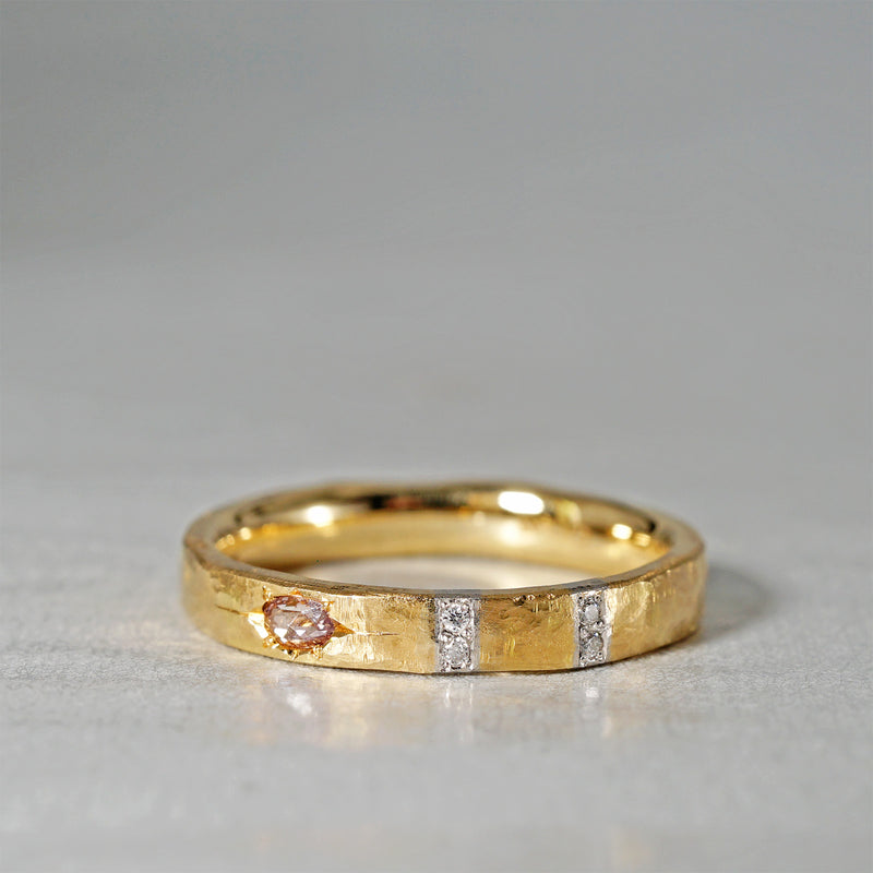 [-12/28 limited time] GICLAT / K18YG/Pt900 x Pink Diamond (Rosecut) x Diamond GLR576 (copy)