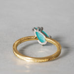 [5/3-5/25 Limited time only] 19un-neuf / Morning dew Ring Paraiba tourmaline CR09212