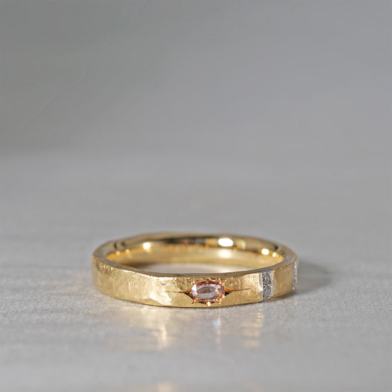 [-12/28 limited time] GICLAT / K18YG/Pt900 x Pink Diamond (Rosecut) x Diamond GLR576 (copy)