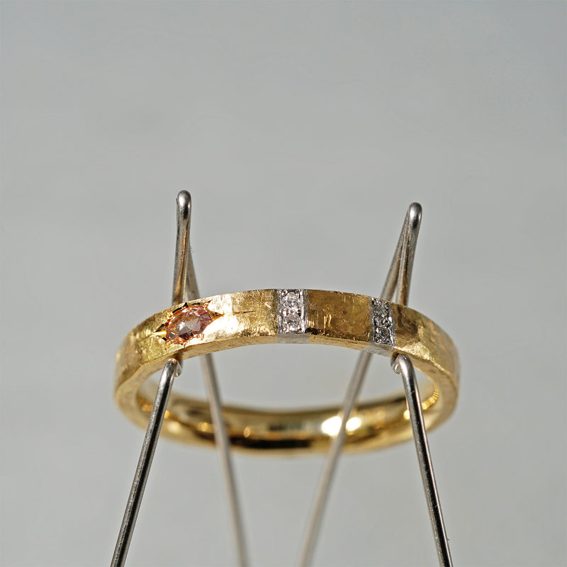 [-12/28 limited time] GICLAT / K18YG/Pt900 x Pink Diamond (Rosecut) x Diamond GLR576 (copy)