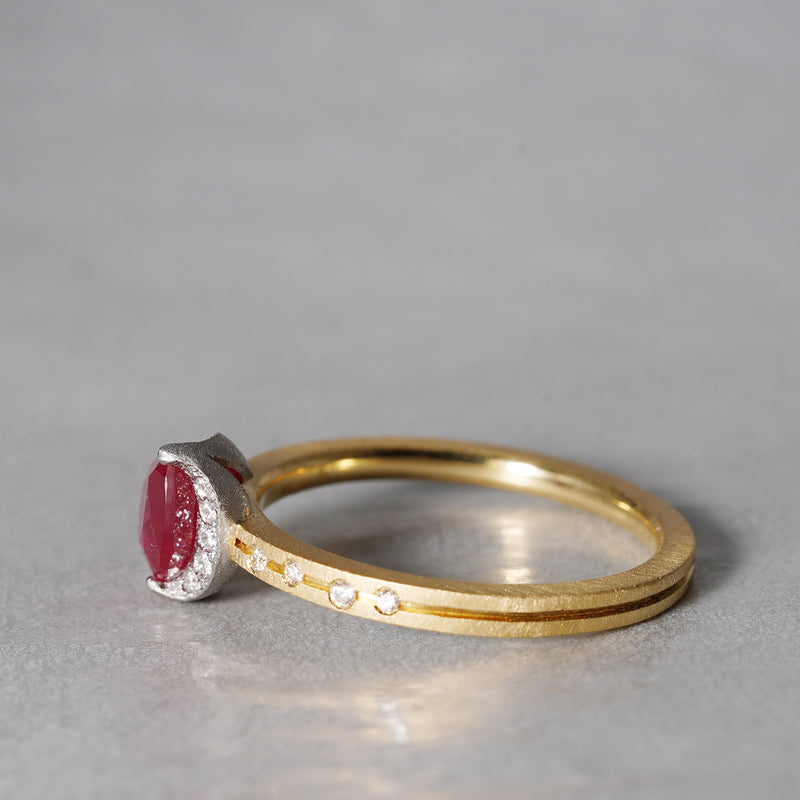 [5/3-5/25 Limited time only] 19un-neuf / Lotus Ring Ruby CR05313