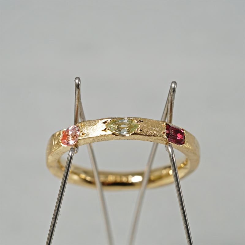 【-12/28 期間限定】GICLAT /  Camino [K18YG / Bicolor Sapphire x Montana Sapphire x Paparadscha Sapphire] GLR904