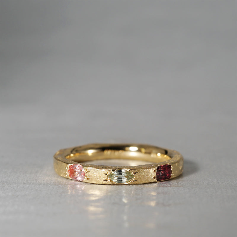 【-12/28 期間限定】GICLAT /  Camino [K18YG / Bicolor Sapphire x Montana Sapphire x Paparadscha Sapphire] GLR904