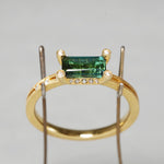 [5/3-5/25 Limited time only] 19un-neuf / Lotus Ring Green Tourmaline CR035115